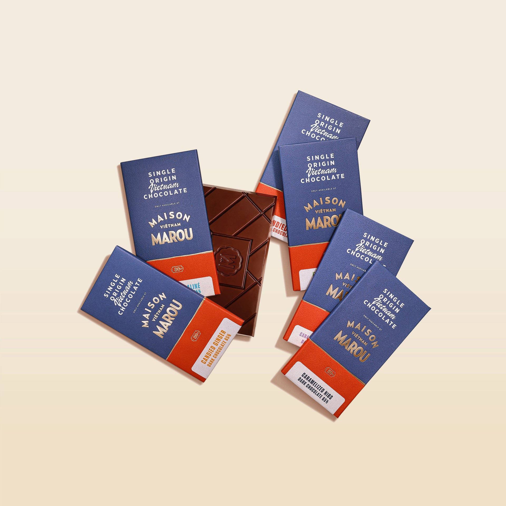 Set 6 Thanh Socola Maison Marou Exclusive 80G