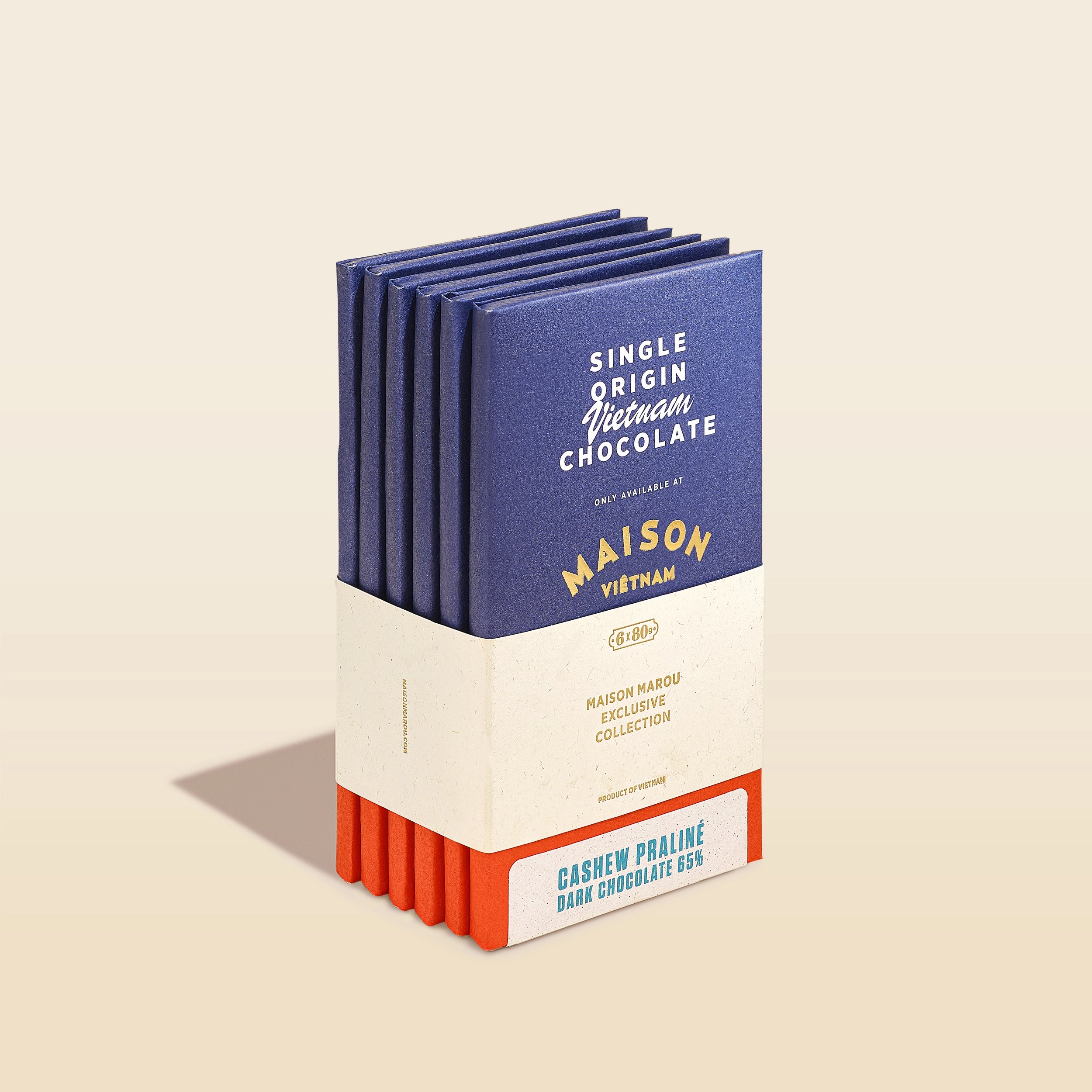 Maison Marou Exclusive Bar - Set Of 6 X 80G Maison Marou Exclusive Bar - Set Of 6 X 80G